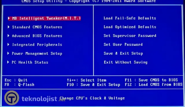 BIOS (Basic Input/Output System)